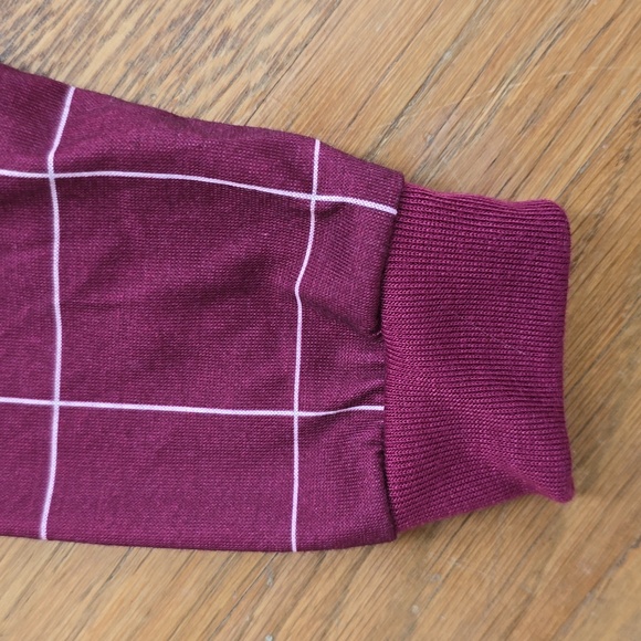 CARTER'S BABY ONE PIECE PAJAMAS WITH FEET, BURGUNDY PLAID BEAR SIZE 24 MONTHS - Picture 6 of 8